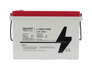 Batería de Litio Ciclo Profundo, 12.8 Vcc 280Ah, 6000 ciclos, LiFePO4 , Solar, Marina, Máximo 140 A de Descarga