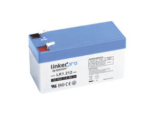 Batería 12 V / 1.2 Ah / UL / 5 Años vida útil promedio / Para uso en equipo electrónico /Alarmas de Intrusión / Incendio/ Control de acceso / Video Vigilancia / Terminales F1  ( Incluye adaptador F2 )