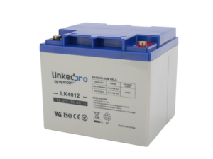 Batería 12 V / 40 Ah / UL / Tecnología AGM / Para uso en equipo electrónico, Alarmas de Intrusión / Incendio/ Control de acceso / Video Vigilancia / Terminales T2