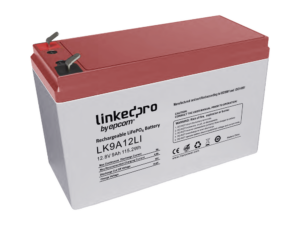 Batería de Litio 12.8 Vcc / 9 Ah / Tecnología LiFePO4 /2000 Ciclos de Vida/ Para uso en equipo electrónico, UPS (litio) / Incendio/ Control de acceso / Video Vigilancia / Terminales F1 ( Incluye adaptador para terminal F2 )