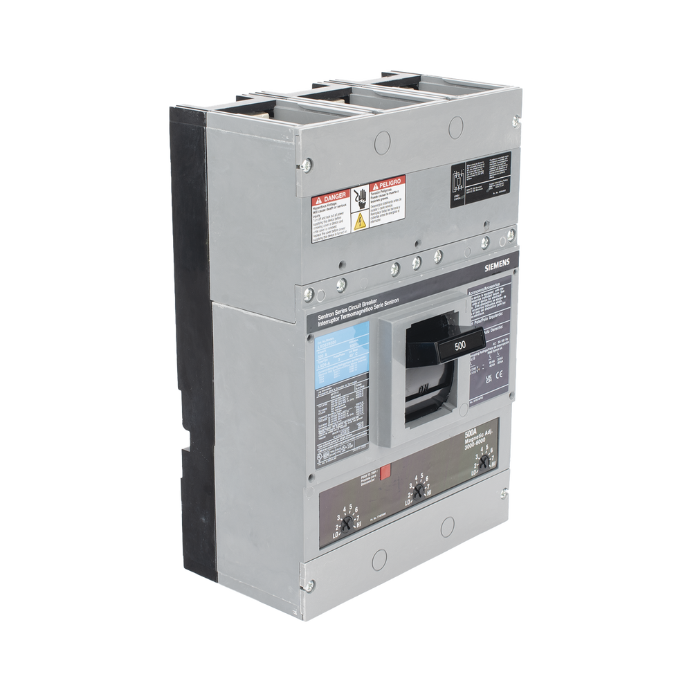 Interruptor Termomagnético 600V 3X500A, Sin zapatas principales. - Image 6