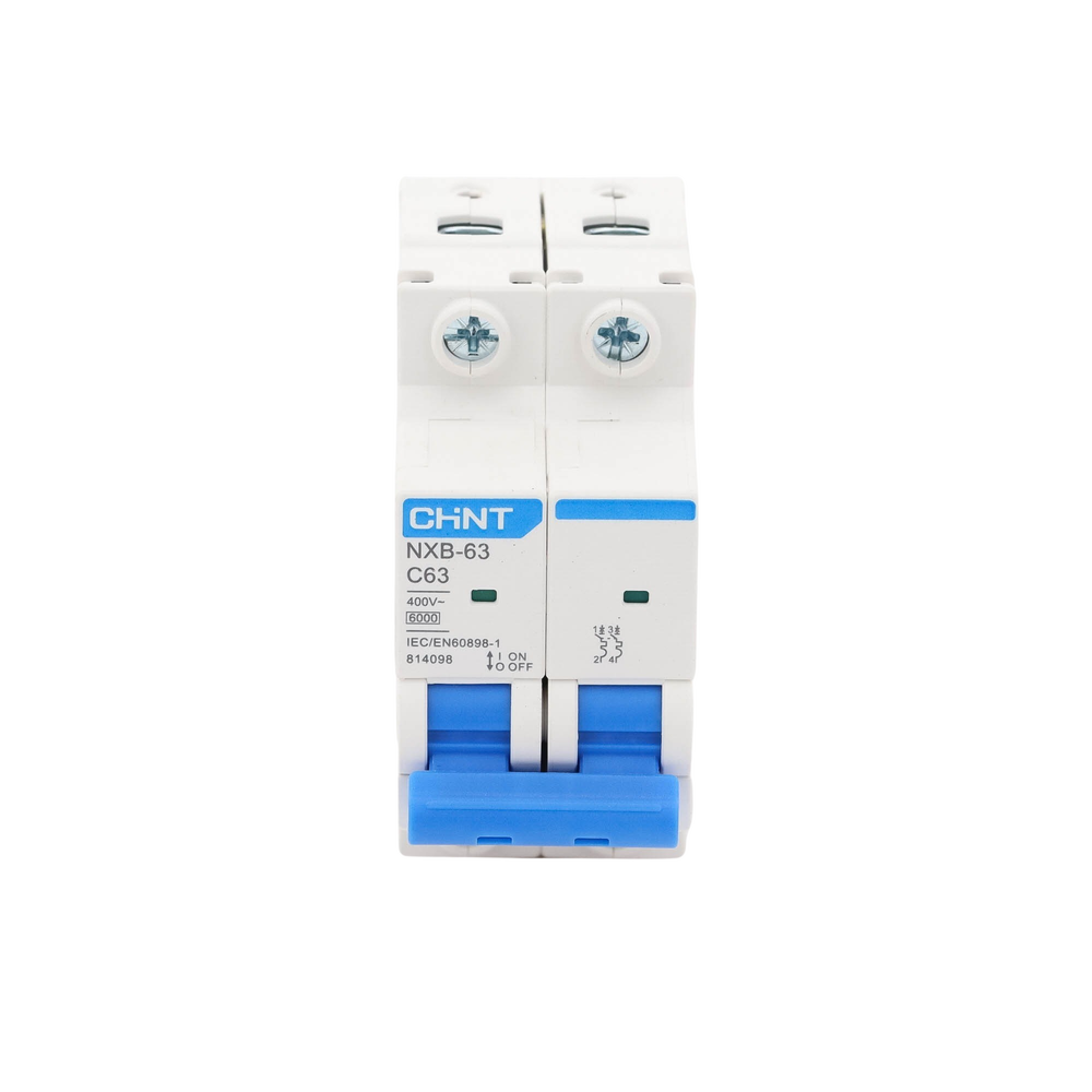 Pastilla para Riel Din, 2 Polo, 63 Amp, Vca:110/415v, 6kA, Catálogo: NXB632PC63, Serie: NXB-63. - Image 2