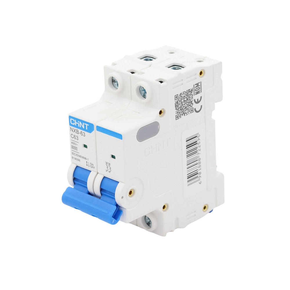 Pastilla para Riel Din, 2 Polo, 63 Amp, Vca:110/415v, 6kA, Catálogo: NXB632PC63, Serie: NXB-63. - Image 7