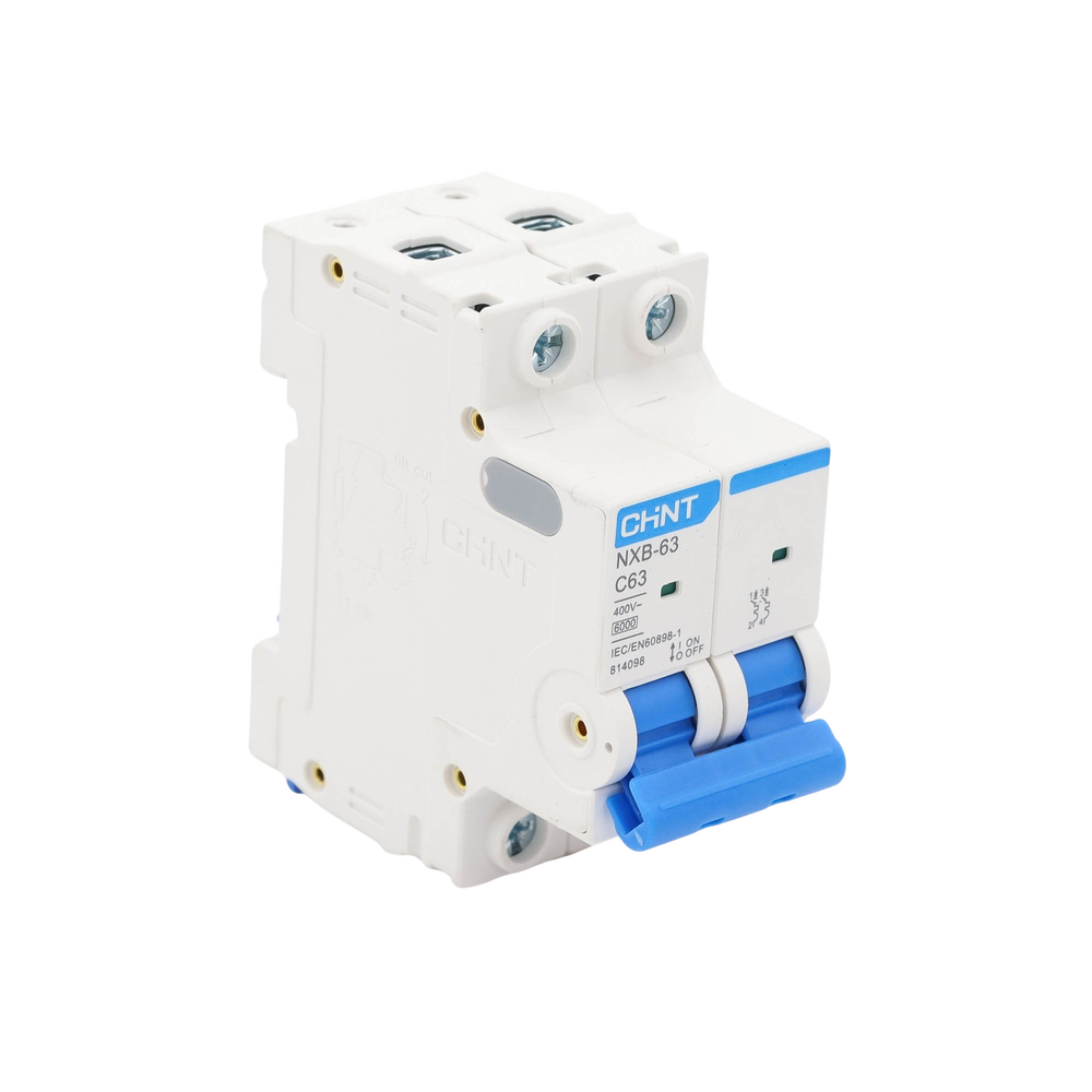 Pastilla para Riel Din, 2 Polo, 63 Amp, Vca:110/415v, 6kA, Catálogo: NXB632PC63, Serie: NXB-63. - Image 8