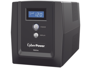 UPS de 1500 VA/900 W, Topología Línea Interactiva, Entrada 120 Vca NEMA 5-15P, y 8 Salidas NEMA 5-15R, Con Regulador de Voltaje (AVR)