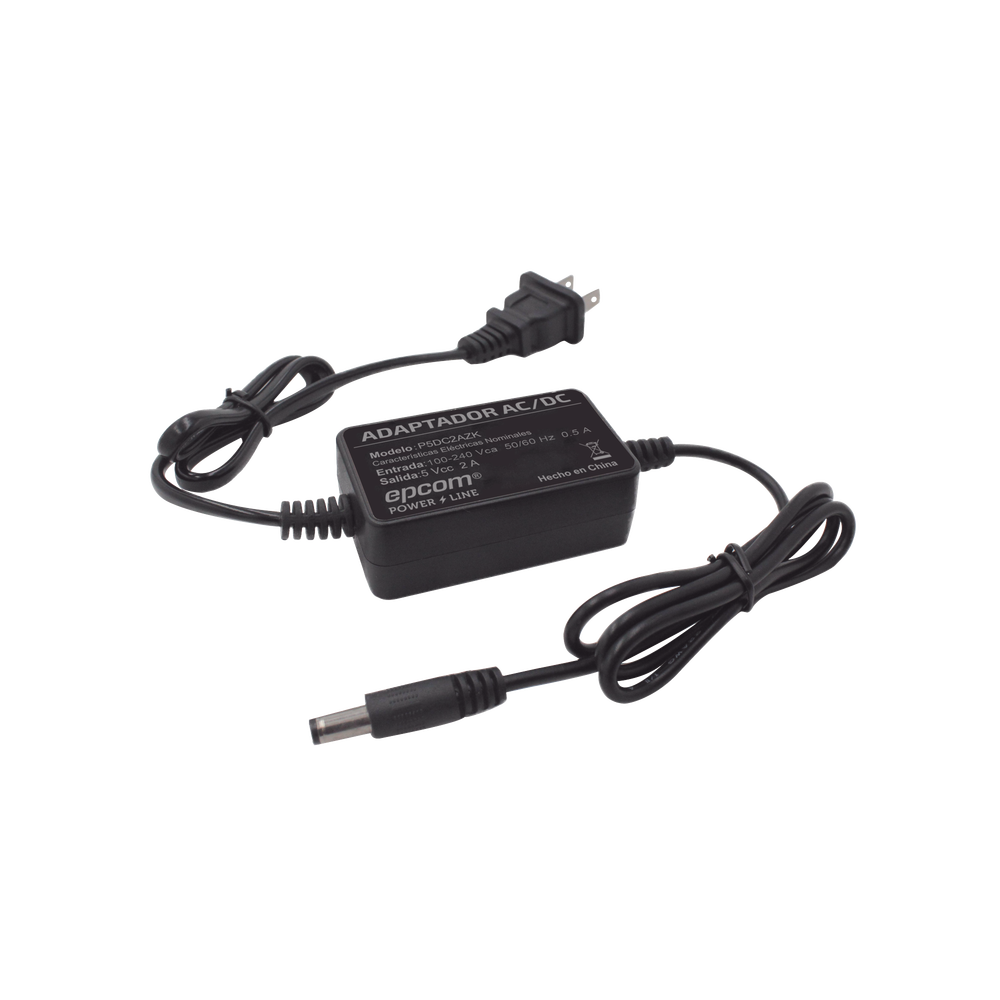 Adaptador 5 Vcc / 2A / UL / Voltaje de Entrada de 100-240 Vca / Para uso, solo en lectores biométricos de 5 Vcc de la marca ZK - Image 2