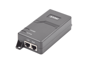 Inyector PoE  IEEE 802.3at, Puertos Gigabit, Hasta 30 W de Salida PoE (Mid-span)