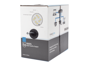 Bobina de Cable de 305 Metros (1000 Pies), Cat5e, Alto Desempe�o, de Color Gris, UL, para Aplicaciones en Video Vigilancia, Redes de Datos. Uso Interior