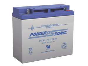 Batería 12V, 18AH, Para Respaldo, Tecnologías AGM/VRLA, Diseño De Vida Útil 5 Años, Terminales Tipo NB, Listada UL, Libre De Mantenimiento