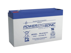 Batería 6V, 12AH, Para Respaldo, Tecnologías AGM/VRLA, 5 Años Vida Útil, Terminales F1, Reconocida UL