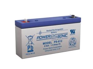 Batería 6V, 1.2AH, Para Respaldo, Tecnologías AGM/VRLA, 5 Años Vida Útil, Terminales F1, Reconocida UL