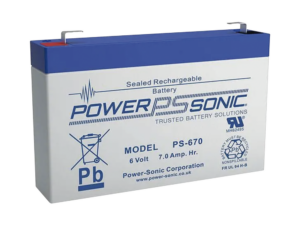 Batería 6V, 7AH, Para Respaldo, Tecnologías AGM/VRLA, 5 Años Vida Útil, Terminales F1, Reconocida UL