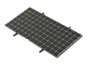 Montaje Para Piso de Concreto Para un Modulo Fotovoltaico  de 450 a 660W