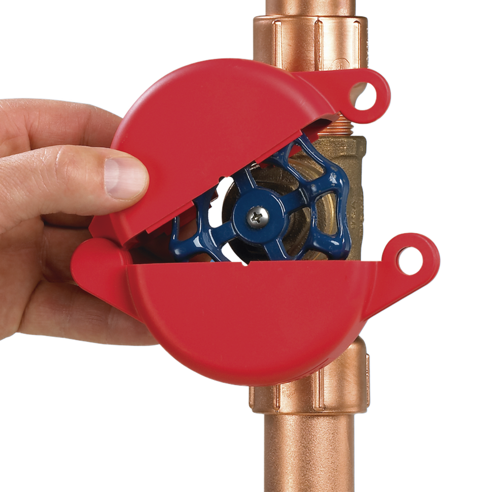 Dispositivo de Bloqueo LOTO para Válvulas de Compuerta, para Diámetros de 1" a 3", Color Rojo - Image 5