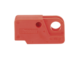 Dispositivo de Bloqueo LOTO para Interruptores Eléctricos de Palanca, de 15.2 x 22.3 mm, Color Rojo