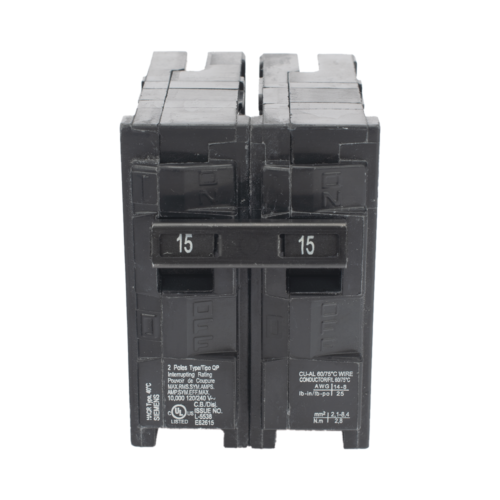 Interruptor automático enchufable tipo QP 2 polos, 15 amp - Image 4