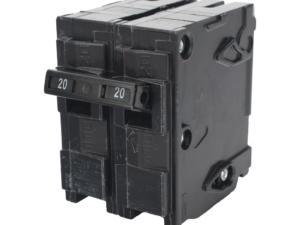 Interruptor automático enchufable tipo QP 2 polos, 20 amp