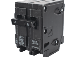 Interruptor automático enchufable tipo QP 2 polos, 70 amp