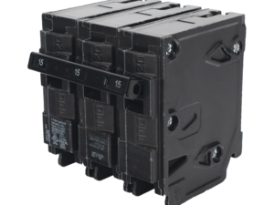 Interruptor automático enchufable tipo QP 3 polos, 15 amp