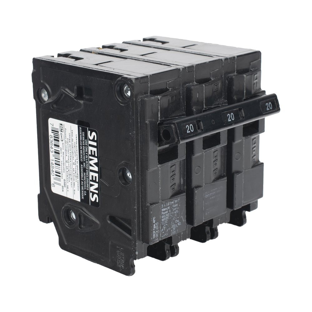 Interruptor automático enchufable tipo QP 3 polos, 20 amp - Image 3