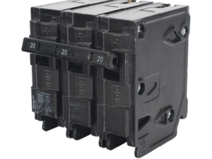 Interruptor automático enchufable tipo QP 3 polos, 20 amp