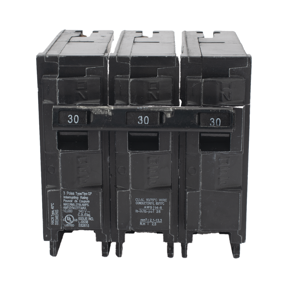 Interruptor automático enchufable tipo QP 3 polos, 30 amp - Image 8