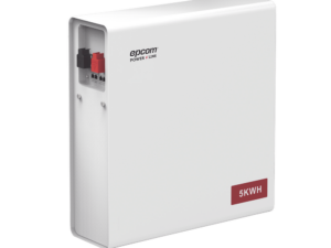 Batería de Litio Hierro Fosfato (LiFePO4)  de 5 Kwh, 51.2 Vcc, 100 Ah, Outdoor, Instalación a pared