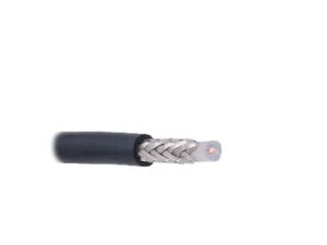 Cable Coaxial RG Broadcast RG58USYS / 305 Metros (1000 Pies) / Intemperie / 20 AWG / Blindaje de Malla Trenzada de Cobre Esta�ado (CuSn) 96% / Aislante de Polietil�no S�lido / Hecho en M�xico