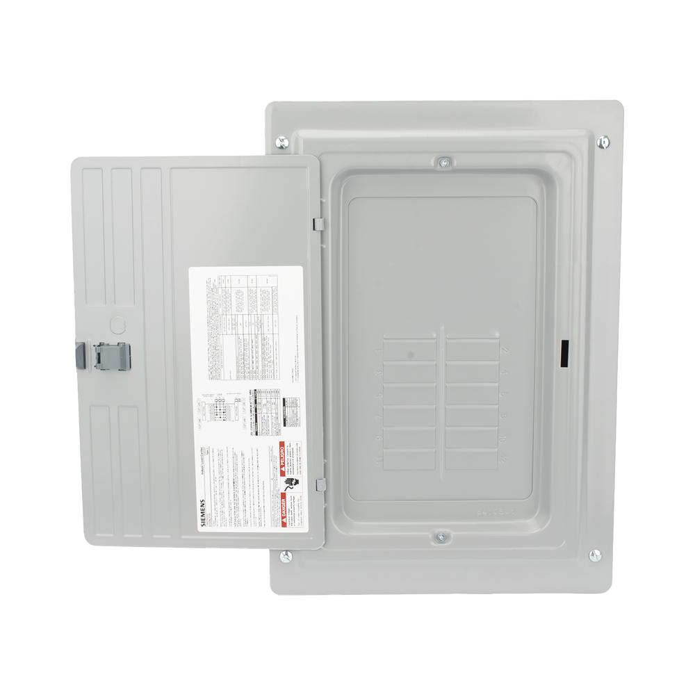 Centro de carga trifásico 3 Fases, 4 Hilos para interruptores QP, de 12 polos - 24 circuitos, 120/240vca, Barras de aluminio 125 Amp, Nema 1, uso interior. Incluye tapa. - Image 2