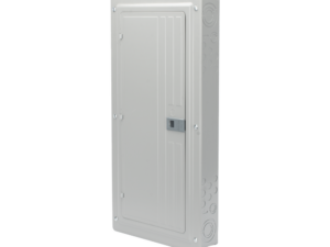 Centro de carga trifásico 3 Fases, 4 Hilos para interruptores QP, de 24 polos - 42 circuitos, 120/240vca, Barras de aluminio 200 Amp, Nema 1, uso interior. Incluye tapa.