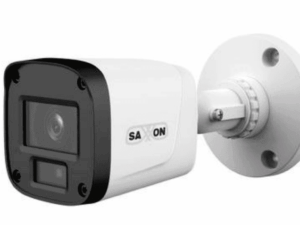 SAXXON SUA-HAC-B20P-0280B- Cámara Tipo Bala de 2 Megapíxeles & 1080P/ Lente de 2.8 mm Apertura de Hasta 100°/ Iluminación IR de Hasta 20m/ Para Exterior IP67/Material Plástico de Alta Duración/Funcionamiento en Modos CVI & AHD & TVI #SAXI #VolSX