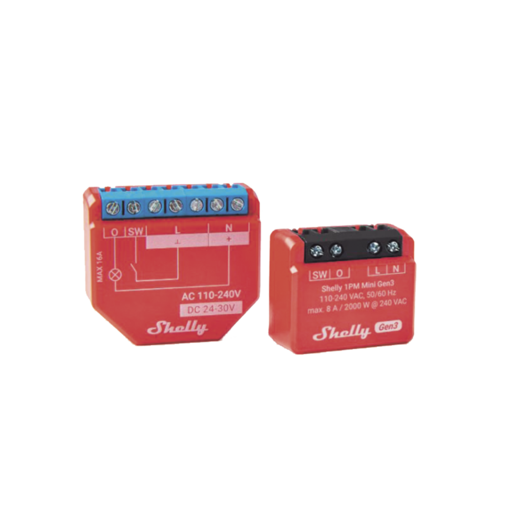 Mini Interruptor inteligente con Wi-Fi, medición de consumo, 1 canal 8A, compatible con asistentes de voz Alexa y GoogleHome - Image 2