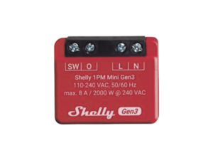 Mini Interruptor inteligente con Wi-Fi, medición de consumo, 1 canal 8A, compatible con asistentes de voz Alexa y GoogleHome