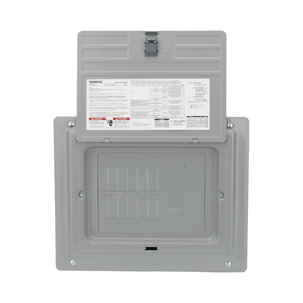 Centro de carga monofásico 1 Fase, 3 Hilos para interruptores QP, de 12 polos - 24 circuitos, 120/240vca, Barras de aluminio 125 Amp, Nema 1, uso interior. Incluye tapa. - Image 18