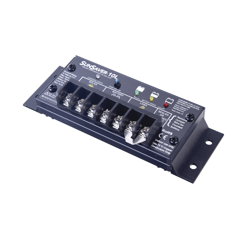 Controlador de Carga y Descarga SunSaver, 10 A., 12 Vcc.