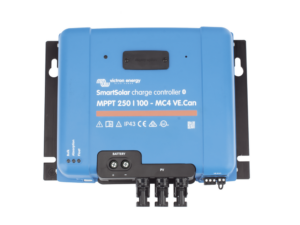 SmartSolar MPPT 250/100-MC4. Controlador Solar MPPT 100A, Voltaje: 48 Vcc. Para uso con Inv. Cargadores Victron