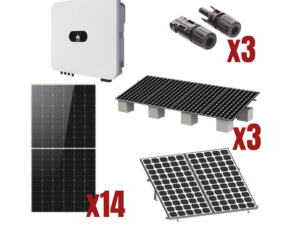 Kit Solar Interconexion  / 8kW  220Vca / Inversor HUAWEI/ Montaje Incluido