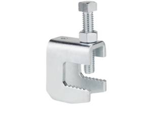 Mordaza de Acero Fija barras de 3/4", para varilla roscada de 1/4".