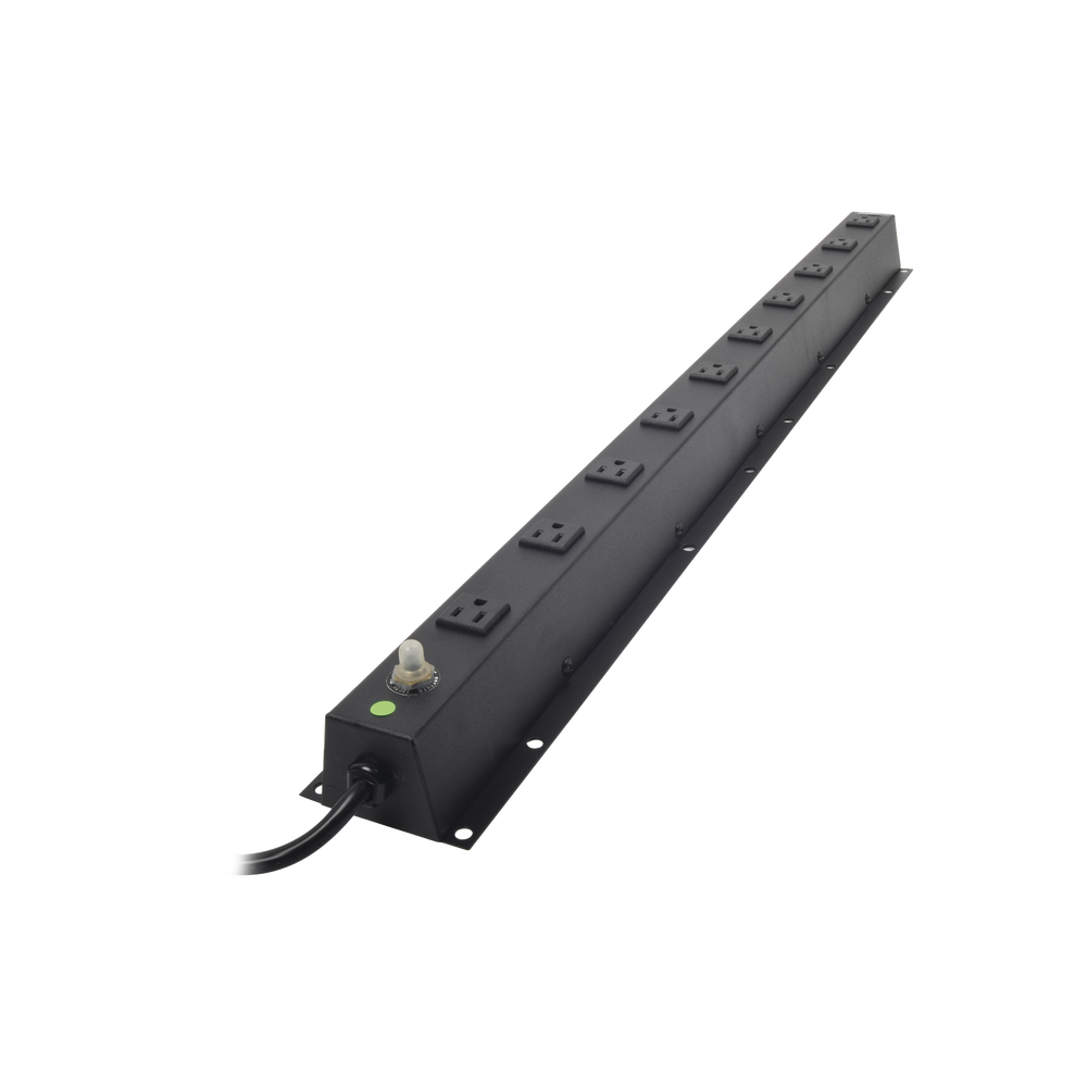 Tomacorriente Vertical (PDU) de 10 Contactos (NEMA 5-15R). Voltaje Entrada/Salida: 120Vca/15A - Image 3