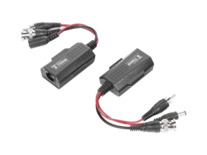 Kit de transceptores activos, envía alimentación 12V/24Vcc/AC, video y audio a una distancia de hasta 150 m en 4K para aplicaciones de video por UTP Cat 5e / 6 en alta definición.