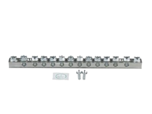 Barra de conexión a tierra STRUCTUREDGROUND™ Cal 14 a 4 Awg, 12 Barrenos