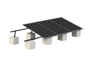 Montaje para Panel Solar, Riel "8" de 5400mm para Módulos con Espesor de 30-35mm, Velocidad de Viento Máx. 136km/h (20° a 45°) Con Anodizado Negro