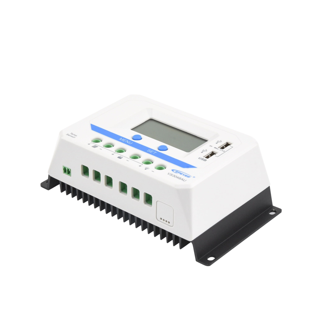 Controlador Solar de Carga PWM 12/24/36/48 V 30 A, Salida USB, con Display - Image 8