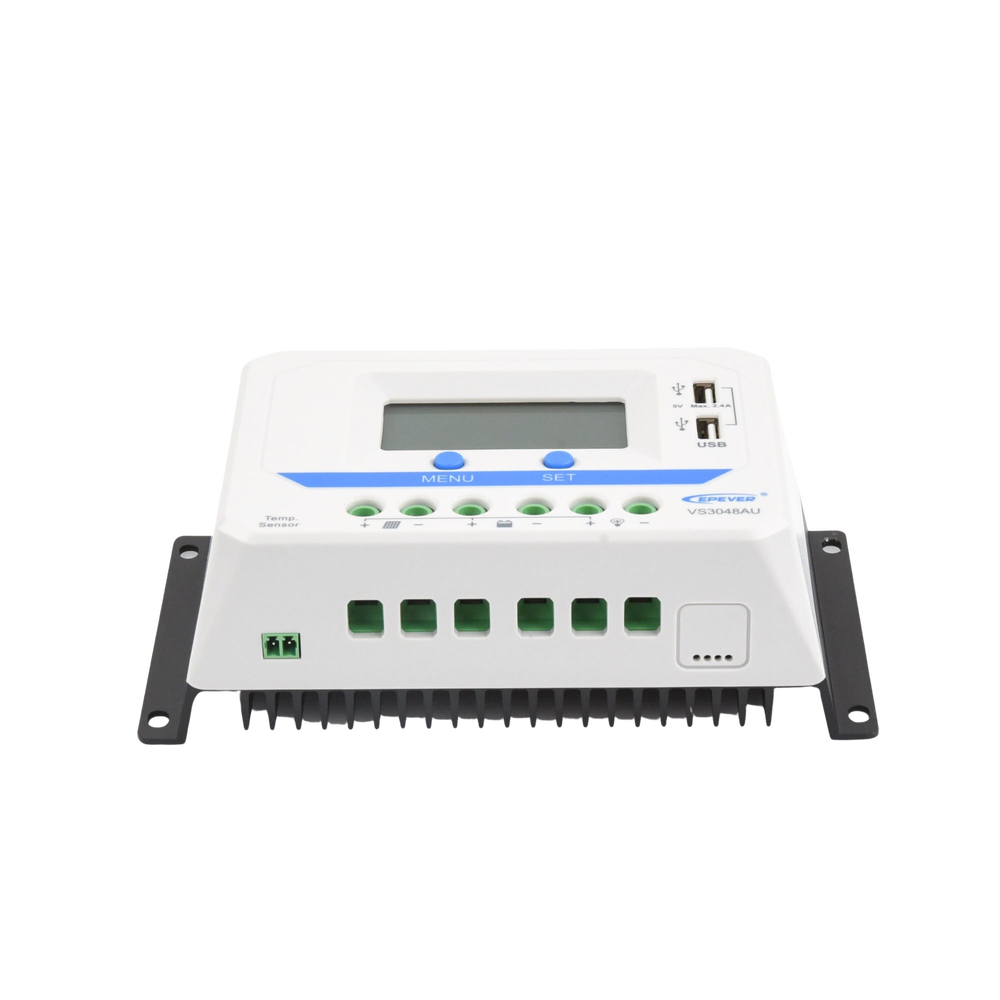 Controlador Solar de Carga PWM 12/24/36/48 V 30 A, Salida USB, con Display - Image 9