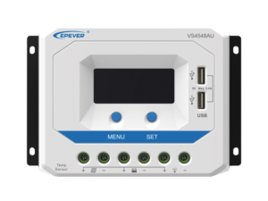 Controlador Solar de Carga PWM 12/24/36/48 V 45 A, Salida USB, con Display