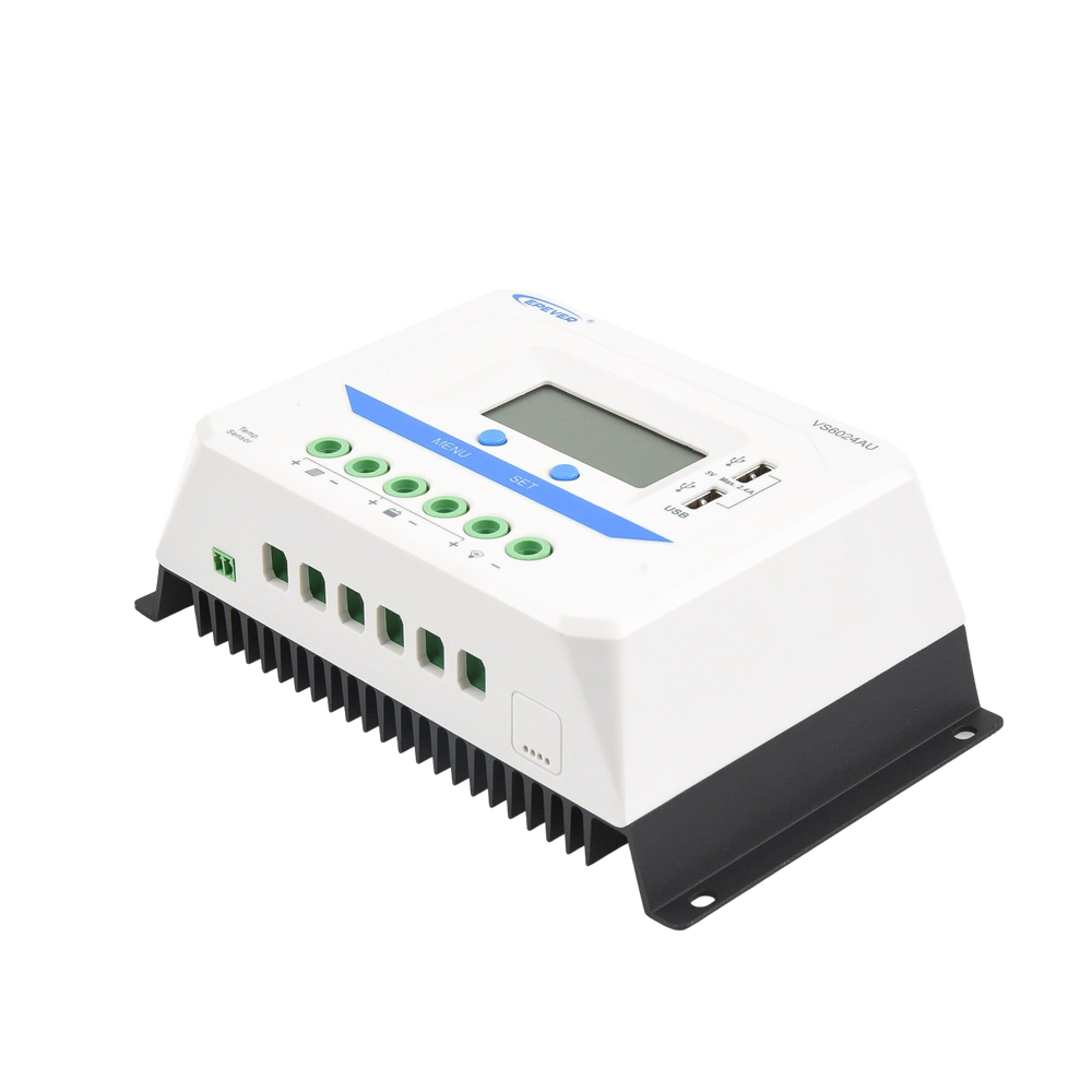 Controlador Solar de Carga PWM 12/24V 60 A, Salida USB, con Display - Image 5