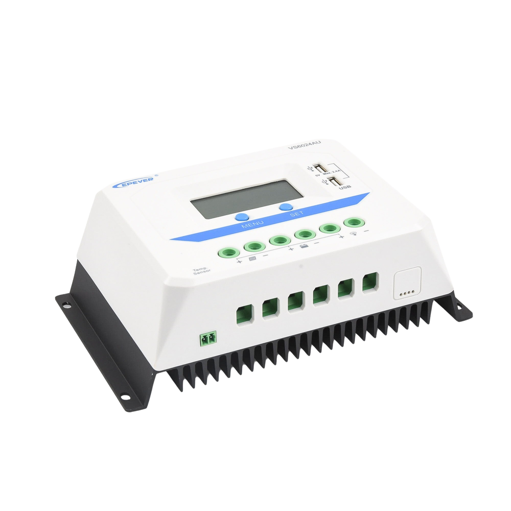 Controlador Solar de Carga PWM 12/24V 60 A, Salida USB, con Display - Image 6