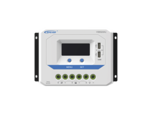 Controlador Solar de Carga PWM 12/24V 60 A, Salida USB, con Display