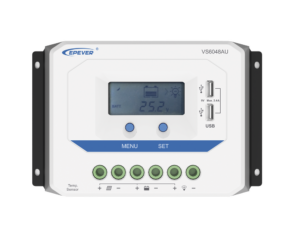 Controlador Solar de Carga PWM 12/24V/36/48V 60 A 60 A, Salida USB, con Display