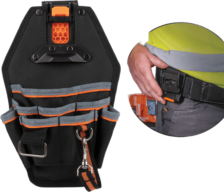 Bolsa Porta Herramientas de 8 Bolsillos adaptable a cualquier Cinturón de 6.5 cm o al Sistema de rieles MODbox. - Image 6